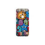 Oppo A5 2020 ile Uyumlu Grafiti Dream Street Tasarımlı Şeffaf Silikon Kılıf
