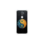 Oppo A5 2020 ile uyumlu Köşe Korumalı Kılıf Metamorfoz Dualite Tasarımlı Uv Baskılı
