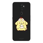 Oppo A5 2020 İle Uyumlu Siyah Egg Pup Desenli Silikon Kılıf