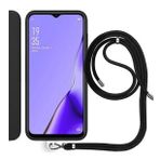 Oppo A5 2020 Ip Askılı Silikon Kılıf Siyah