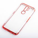 Oppo A5 2020 Kılıf Dört Köşeli Lazer Silikon Kapak