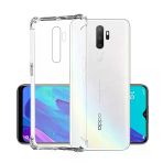Oppo A5 2020 Kılıf Nitro Anti Shock Darbe Emici Köşe Korumalı Şeffaf Silikon Kapak