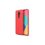 Oppo A5 2020 Kılıf Uzun Ömürlü ve Dayanıklı Dermiq Premium Esnek Lüks Silikon Kapak - Red