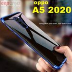 Oppo A5-A9 2020 Koseleri Renkli Seffaf Kamera Korumali Kilif