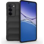 Oppo A5 Kılıf Kolay Tutum Sağlayan Yapılı ve Içi Kadife Dolgulu Tpu Premium Silikon Kapak Rcv/etnik - Siyah