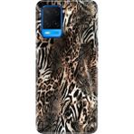 Oppo A54 4g Kılıf Desenli Baskılı Tpu Rubber Kapak Leopar Sanat - 001-Renkli