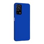 Oppo A55 4G ile uyumlu Kılıf Soft Mat Premier Case Kapak Saks Mavi