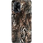 Oppo A74 4g Kılıf Desenli Baskılı Tpu Rubber Kapak Leopar Sanat - 001-Renkli