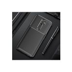 Oppo A9 2020 Kılıf Negro Karbon Görünümlü Silikon Kapak + Ekran Koruma 5501