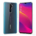 Oppo A9 2020 Kılıf Uyumlu Darbeye Dayanıklı 2.0 Mm İnce Şeffaf Silikon Kapak