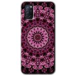 Oppo A92 Mandala Patterns Kaleidoscope Baskılı Uyumlu Silikon Kılıf
