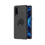 Oppo Find X2 Range Yüzüklü Silikon Siyah Kılıf