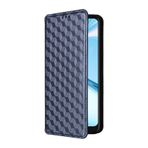 OPPO Realme 12 Lite 4G Cüzdan tasarımı ile uyumlu kılıf, kart yuvası ve destek çubuğu özellikli MANYETİK KİLİDİ-Mavi
