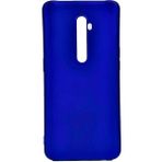 Oppo Reno 2 Kılıf Soft ve Pürüzsüz Yüzeyli Ipeksi Silikon Kapak - Saks Mavi