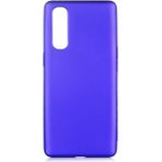 Oppo Reno 3 Pro 5g Kılıf Soft ve Pürüzsüz Yüzeyli Ipeksi Silikon Kapak - Saks Mavi