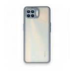 Oppo Reno 4 Lite Montreal Silikon Kapak Gri Kılıf