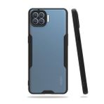 Oppo Reno 4 Lite Platin Silikon Siyah Kılıf