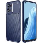 Oppo Reno 7 4g Kılıf Kamera Çıkıntılı Karbon Fiber Dokulu Renk Atmaz Kapak Negro