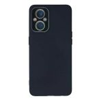 Oppo Reno 7 Lite Kılıf Lansman Glass Kapak - Lacivert-(5796)