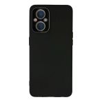 Oppo Reno 7 Lite Kılıf Lansman Glass Kapak - Siyah-(5796)