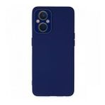 Oppo Reno 7 Lite Kılıf Lansman Glass Kapak - Sky Blue