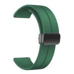 Oppo Watch 46Mm 22Mm Manyetik Klipsli Silikon Lux Kordon + Metal Kordon Donusturucu