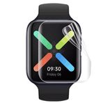 Oppo Watch 46mm ile uyumlu Full Ekran Nano Saat Koruyucu Narr TPU Renksiz