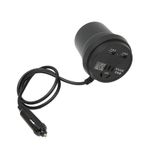 OPPWONG Araç Güç Çeviricisi, Araç Çeviricisi 150W DC 12‑24V - AC 110V‑220V Dönüştürücü 2 USB Bağlantı Noktası Güç Adaptörü Siyah Otomobil Için Araç İnvertörü