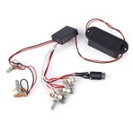 OPPWONG Bas Preamp, 3 Bant Aktif Gitar EQ Ekolayzer Aktif Bas Gitar Için Elektrik Bas Preamp Devre Demeti