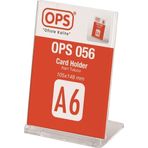 Ops 056 105x148mm A6 Şeffaf Dikey Kart Tutucu