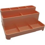 Ops KLM 202 Pastel Turuncu Masaüstü Organizer Kalemlik