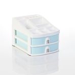 OPS OPS CO 7200 2 Çekmeceli Masaüstü Organizer Pastel Mavi