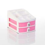 OPS OPS CO 7200 2 Çekmeceli Masaüstü Organizer Pastel Pembe