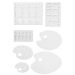 Ops Resim Paleti 20X30Cm Profesyonel Godesiz Oval Beyaz Rp107