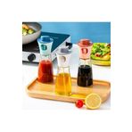 Optana 1 Adet 220 Ml Zeytinyağı Soya Sos Sirke Şişesi Sprey Cam Şişe Airfryer Sprey Yağdanlık Limonluk