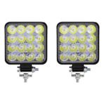 Optana 2 Adet 16 LED Off Road Işık Lamba Araç Jeep Tekne Aydınlatma