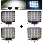 Optana 4 Adet 16 LED Off Road Işık Lamba Araç Jeep Tekne Aydınlatma