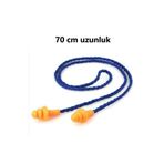 Optana 68 cm Boyun Ipli Su Geçirmez Kulak Tıpası Silikon Sünger Tıpa Ses Gürültü Yüzme Uyku Için Tıkaç