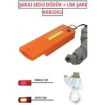 Optana Düdük Deprem Düdüğü Kamp Acil Durum Çok Amaçlı Aydınlatmalı Ledli Hayatta Kalma Düdüğü