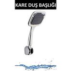 Optana Duş Başlığı Banyo Duşakabin Kare Başlık El Ayak Duşu