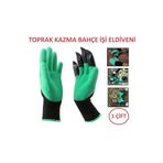 Optana Eldiven Toprak Bahçe Kazma Eldiveni Çiçek Dikme Ekme Bahçe Işleri Hobi Eldiveni