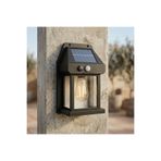 optana Güneş Enerjili Solar LED Bahçe Lambası - Hareket Sensörlü ve Suya Dayanıklı Dış Mekan Duvar Apliği (
