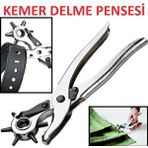 Optana Pense Kemer Delme Pensesi Delici Delik Açma 6 Başlıklı Çıtçıt Pense Deri Çanta Kıyafet Delik Açıcı Çok Renkli