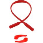 Optic Plus Silikon Kaydırmaz Kulak Kilidi ve Çocuk Gözlük Askısı / Ipi Kırmızı