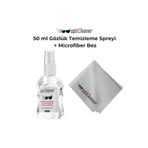 Opticleaner 50 ml Gözlük Camı Temizleme Spreyi ve Microfiber Bez Seti