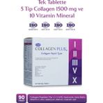 Opticollagen Plus 5 Tip Collagen 1500 Mg 90 Tablet