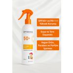 Optiderm Güneş Koruyucu Çocuk Spreyi 200 ml | Hipoalerjenik, Paraben ve Parfüm İçermez