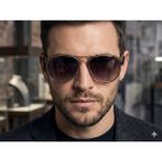 Optik Sevınc-Dunlop Dg 3573 C1 Kahvegold Unisex Güneş Gözlüğü - Kahverengi - Gold