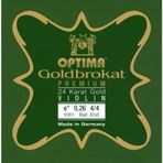 Optima 631745 Goldbrokat Premium 24 Ayar Altın Keman Mi Teli | Gerçek Altın Kaplama İle Kararmaya Dayanıklı Yapı Ve Sıcak Solist Tonları