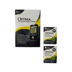 Optima Optime Kan Şekeri Ölçüm Cihazı + 100 Adet Ölçüm Çubuğu + Koruma Çantası